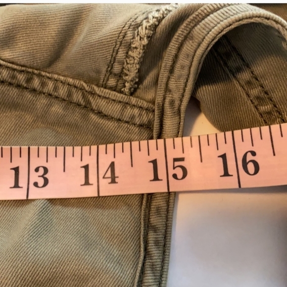 Max Jeans Utility Vest Army Green Size S - Picture 8 of 12